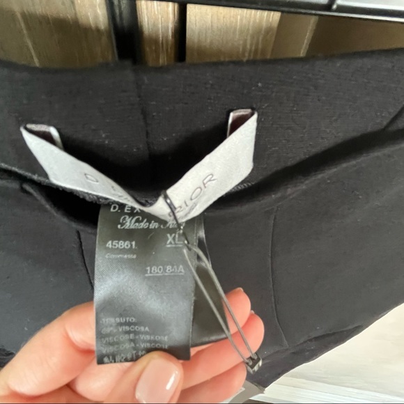 D. Exterior Legging Black Jersey Tecn + Velvet XL NWT - Picture 4 of 12